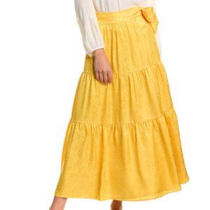 Olivia Rubin Carlotta Silk Midi Skirt New With Tags